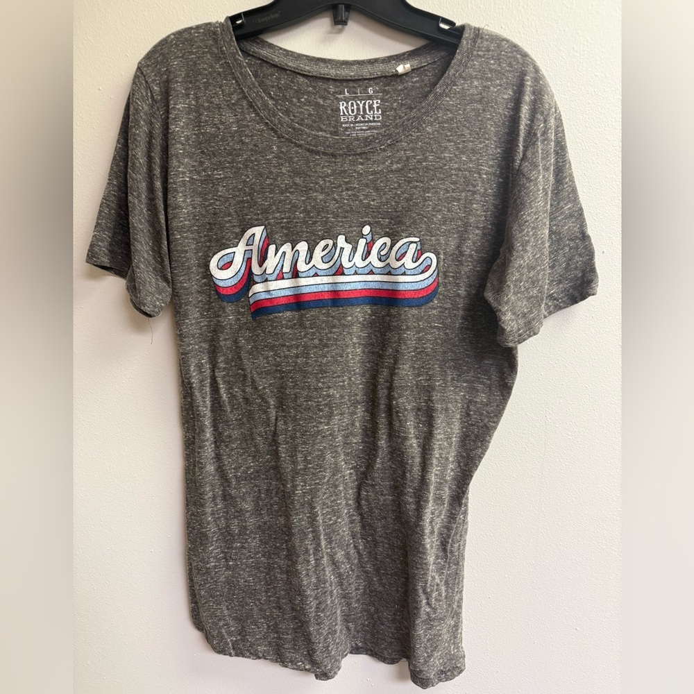 Royce Brand 'America' Short Sleeve Tee - Gray